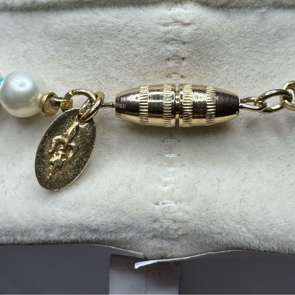 Vintage Vendome Green and Blue Beaded Necklace - Picture 3 of 4